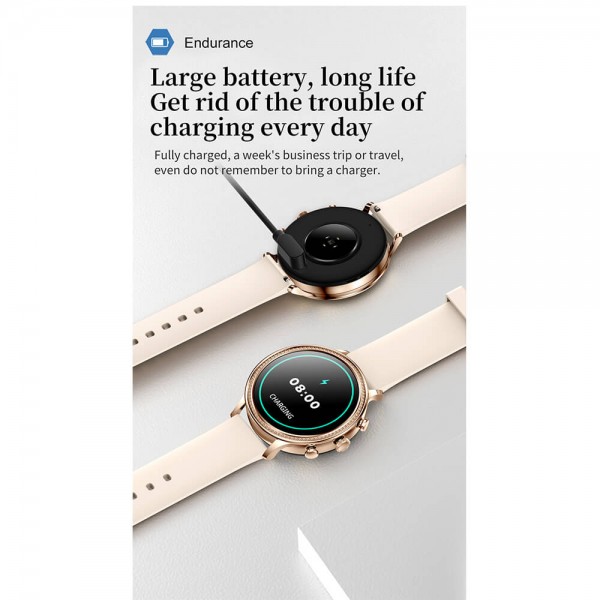 Smartwatch Microwear V60 - Steel SIlver