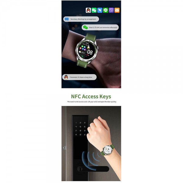 Smartwatch Microwear GTS - Green
