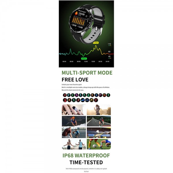 Smartwatch Microwear GTS - Green