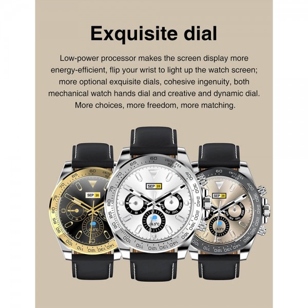 Smartwatch Microwear AW13 - Black Gold