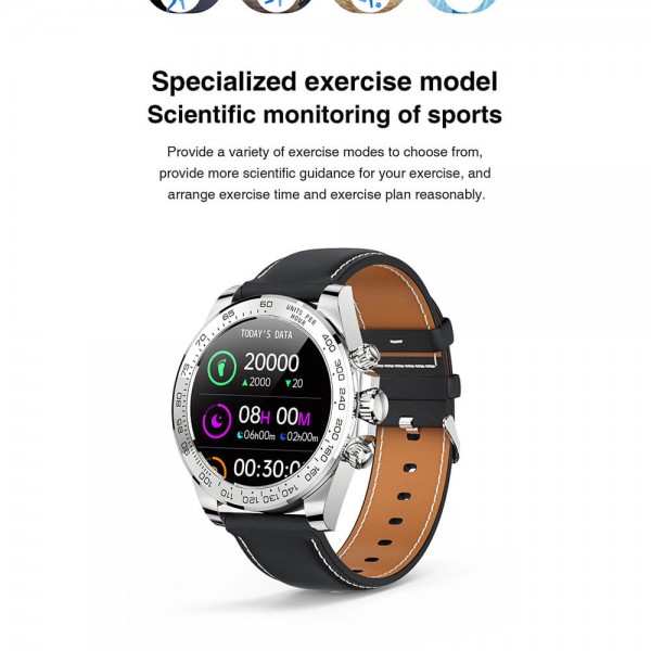 Smartwatch Microwear AW13 - Black Gold