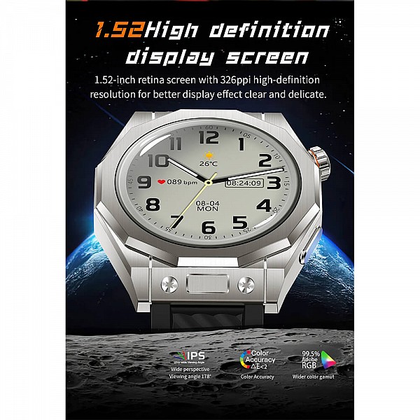 Smartwatch Microwear T83 Max - Brown