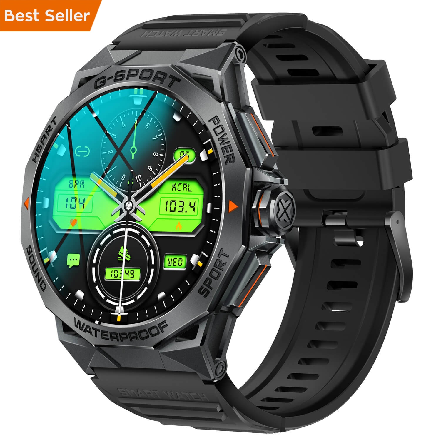 Smartwatch Microwear K62 - Black