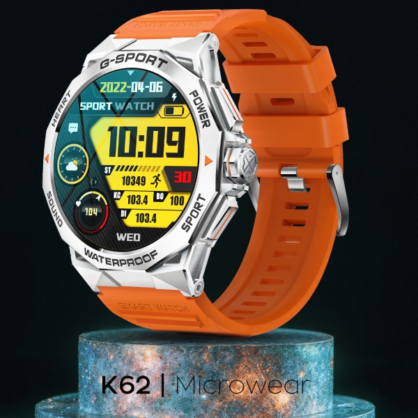 Smartwatch Microwear K62 - Orange