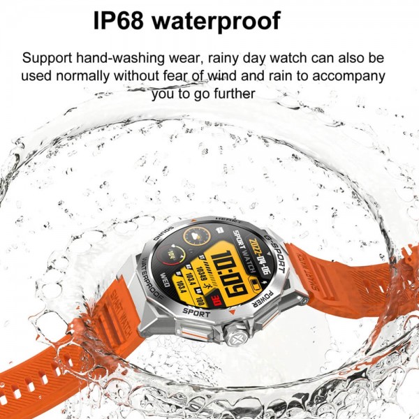 Smartwatch Microwear K62 - Orange