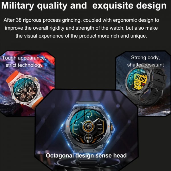 Smartwatch Microwear K62 - Orange