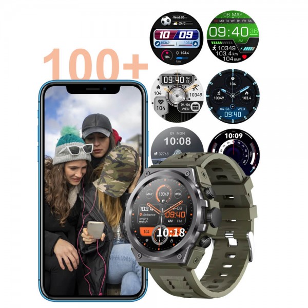 Smartwatch Microwear Y10 Ελληνικό Μενού - Beige