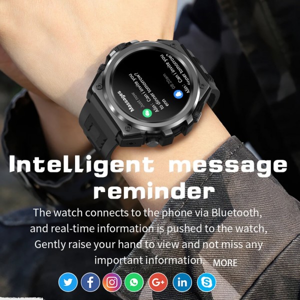 Smartwatch Microwear Y10 Ελληνικό Μενού - Beige