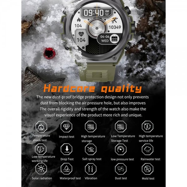 Smartwatch Microwear Y10 Ελληνικό Μενού - Beige