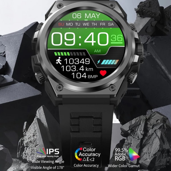 Smartwatch Microwear Y10 Ελληνικό Μενού - Beige