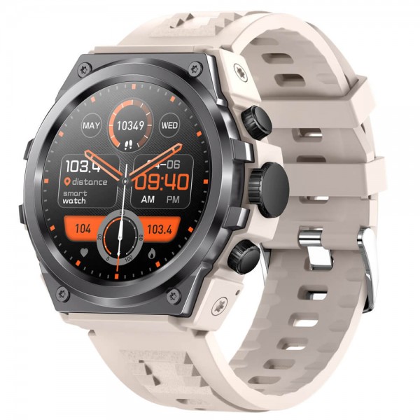 Smartwatch Microwear Y10 Ελληνικό Μενού - Beige