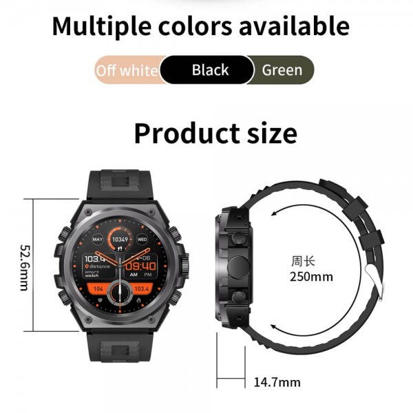 Smartwatch Microwear Y10 Ελληνικό Μενού - Beige