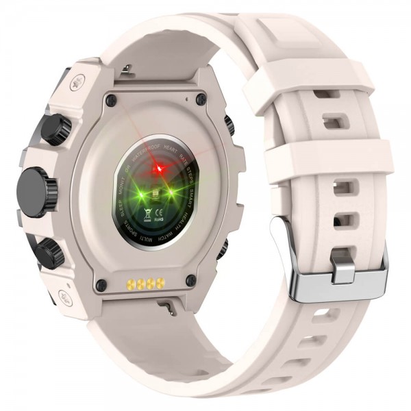 Smartwatch Microwear Y10 Ελληνικό Μενού - Beige