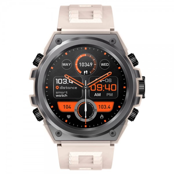 Smartwatch Microwear Y10 Ελληνικό Μενού - Beige