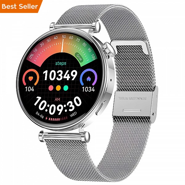 Smartwatch Microwear MK41 - Steel Silver