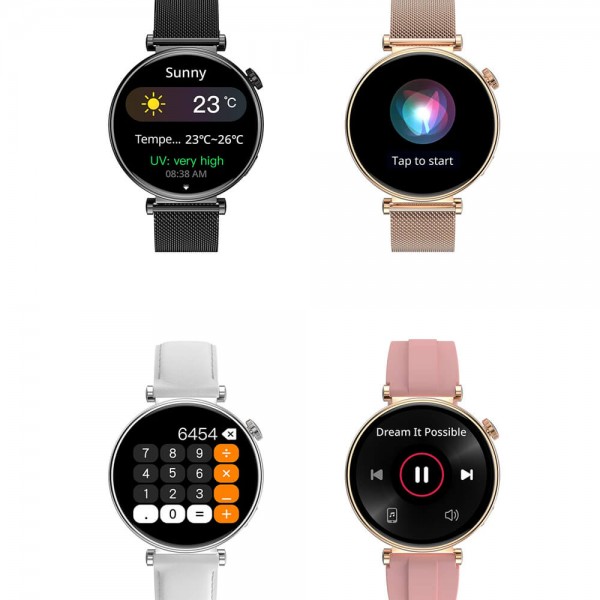 Smartwatch Microwear MK41 - Gold Steel