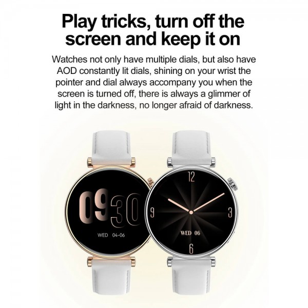 Smartwatch Microwear MK41 - Gold Steel