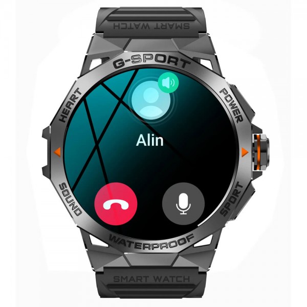 Smartwatch Microwear K62 - Silver Steel