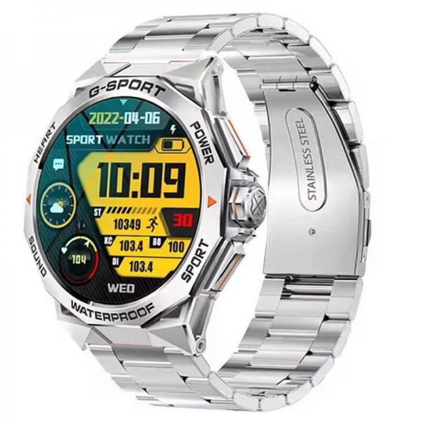 Smartwatch Microwear K62 - Silver Steel