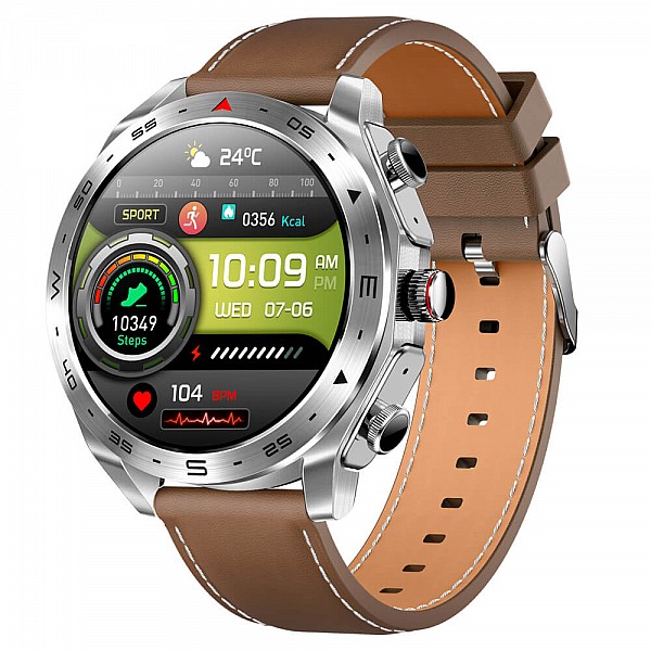 Smartwatch Microwear K95 - Brown Leather