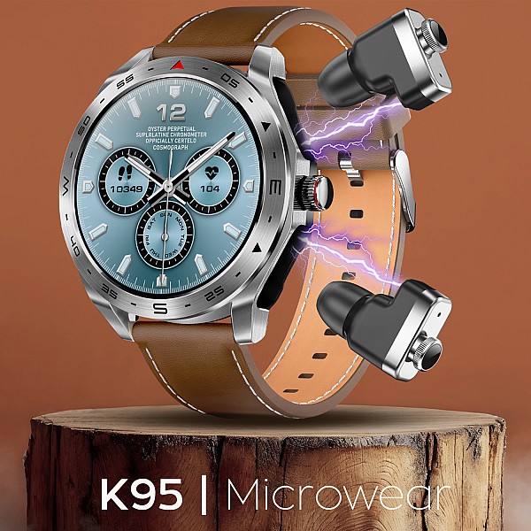Smartwatch Microwear K95 - Brown Leather