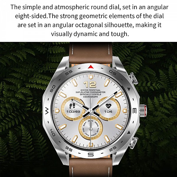 Smartwatch Microwear K95 - Brown Leather