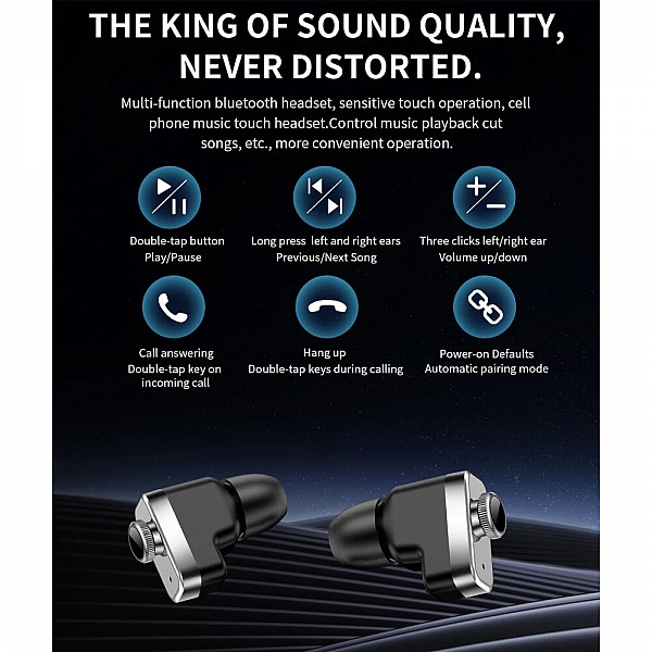 Smartwatch Microwear K95 - Steel Silver