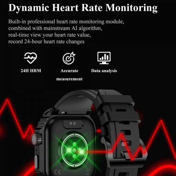 Smartwatch Microwear LG201 GPS - Army Green