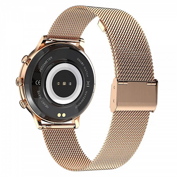 Smartwatch Microwear I70 - Gold Steel
