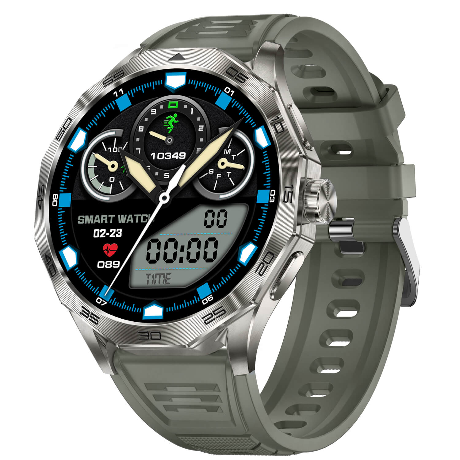 Smartwatch Microwear DA23 - Army Green