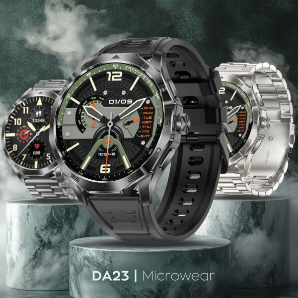 Smartwatch Microwear DA23 - Blue Silicone