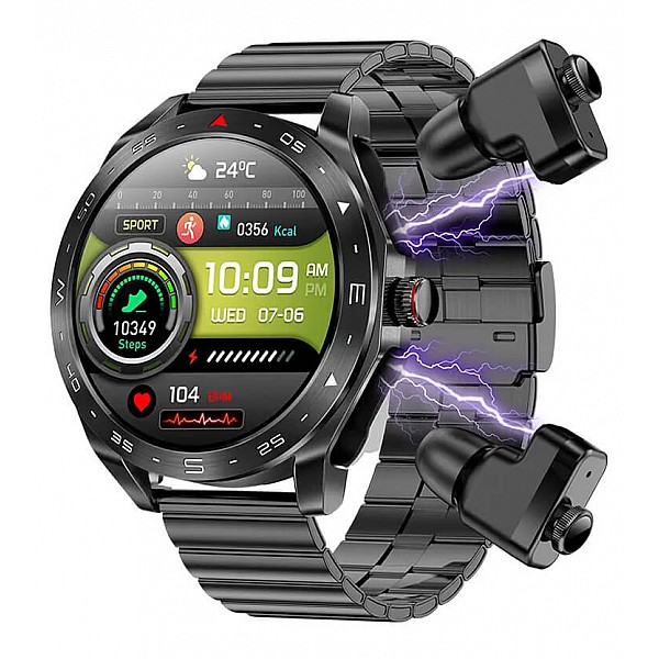 Smartwatch Microwear K95 - Black Steel