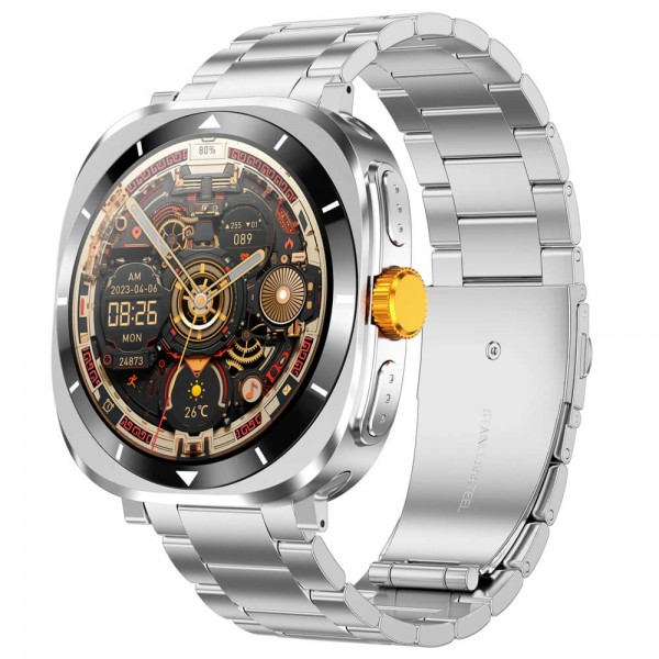 Smartwatch Microwear F7 - Silver Steel