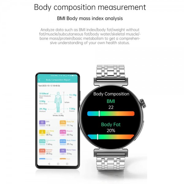 Smartwatch Microwear JA02 - Silver 