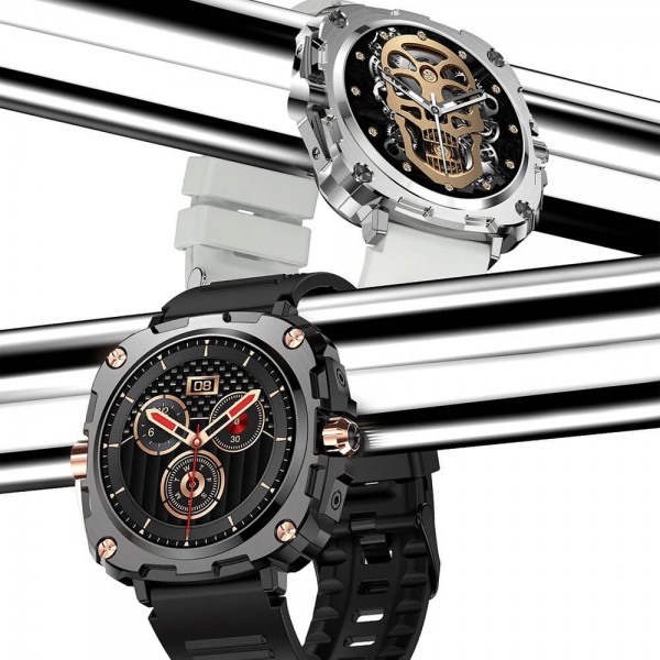 Smartwatch Microwear AK71 - Black  Steel