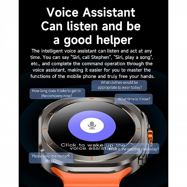 Smartwatch Microwear Z7 Ultra - Orange Smartwatch Microwear Z7 Ultra - Orange