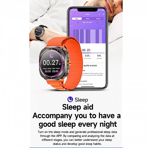 Smartwatch Microwear Z7 Ultra - Orange Smartwatch Microwear Z7 Ultra - Orange