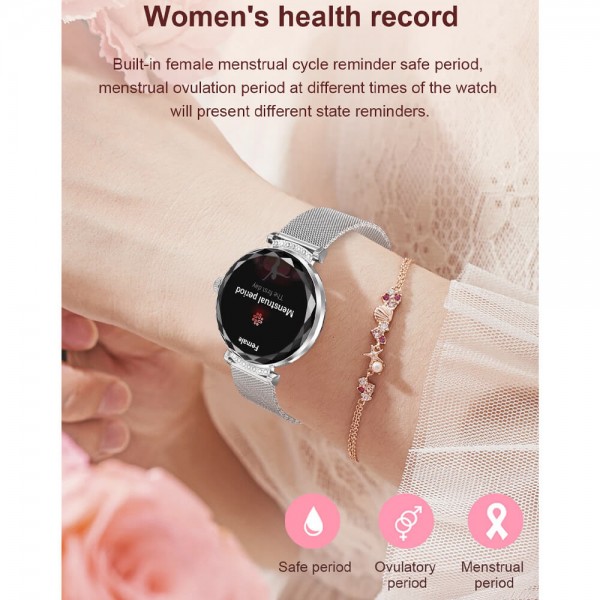Smartwatch Microwear NX7 Pro  - Gold Steel