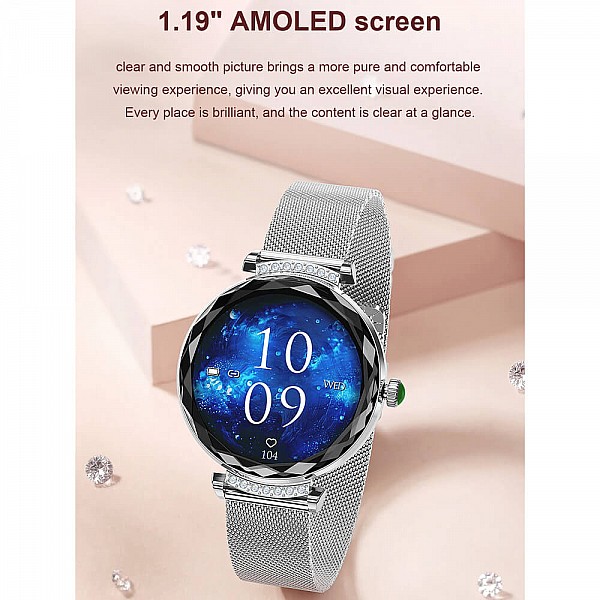 Smartwatch Microwear NX7 Pro  - Gold Steel