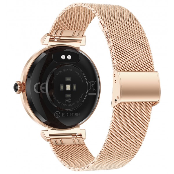Smartwatch Microwear NX7 Pro  - Gold Steel