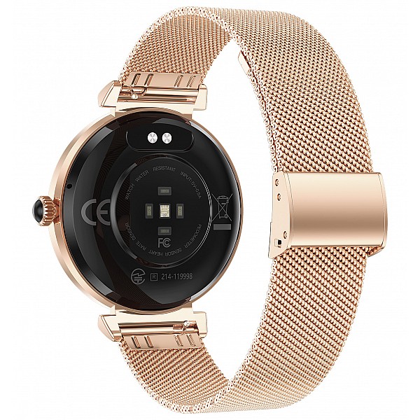 Smartwatch Microwear NX7 Pro  - Gold Steel