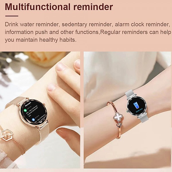 Smartwatch Microwear NX7 Pro  - Gold Steel