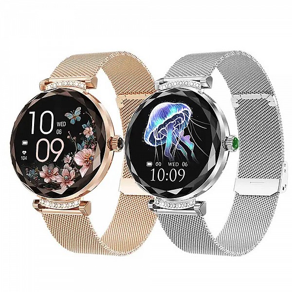 Smartwatch Microwear NX7 Pro  - Gold Steel
