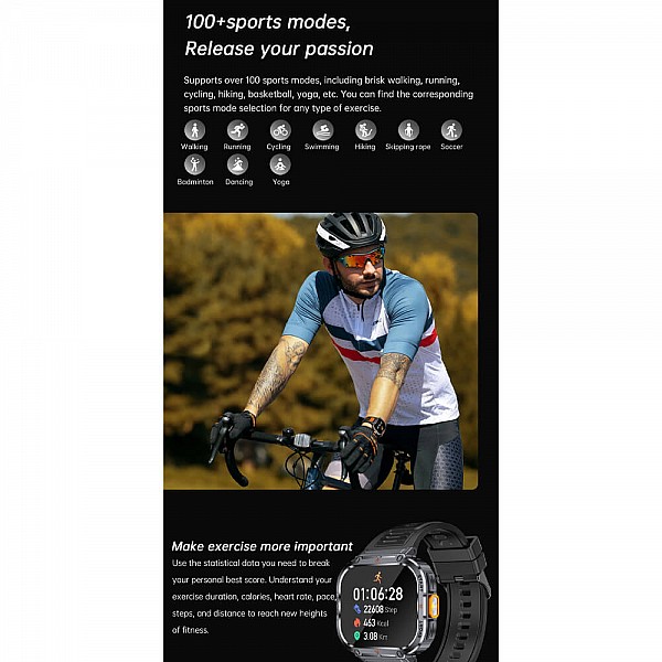 Smartwatch Microwear NX23 - Black Smartwatch Microwear NX23 - Black