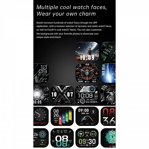 Smartwatch Microwear NX23 - Orange Black Smartwatch Microwear NX23 - Orange Black