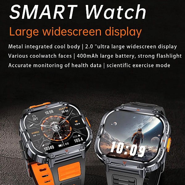 Smartwatch Microwear NX23 - Orange Black Smartwatch Microwear NX23 - Orange Black