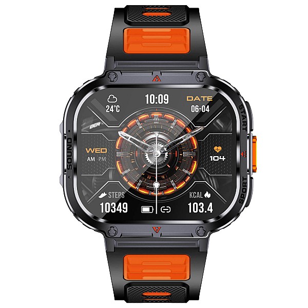 Smartwatch Microwear NX23 - Orange Black Smartwatch Microwear NX23 - Orange Black