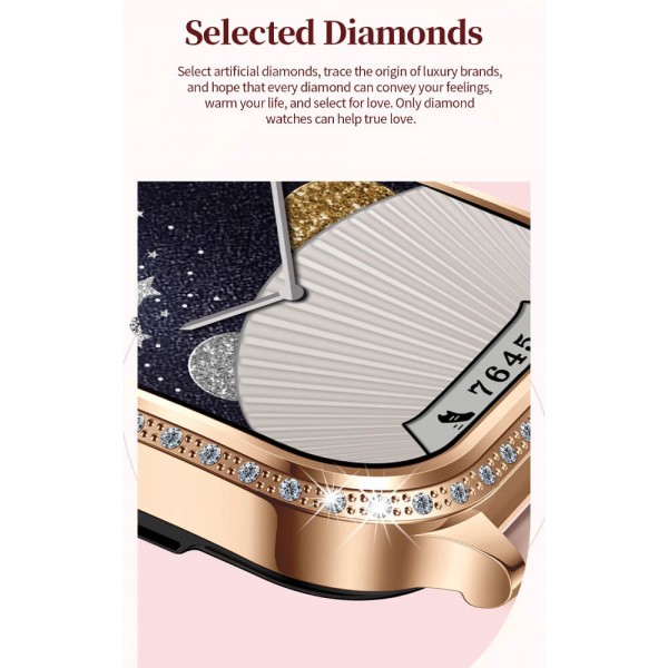 Smartwatch Microwear MK88 - Gold Steel