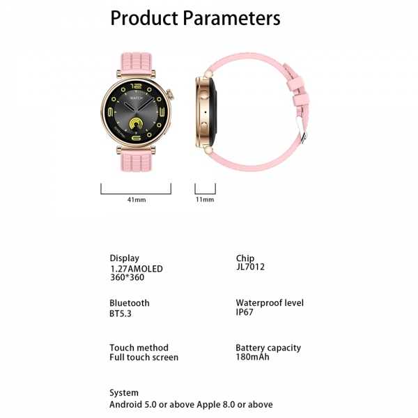 Smartwatch Microwear Z01 - Red