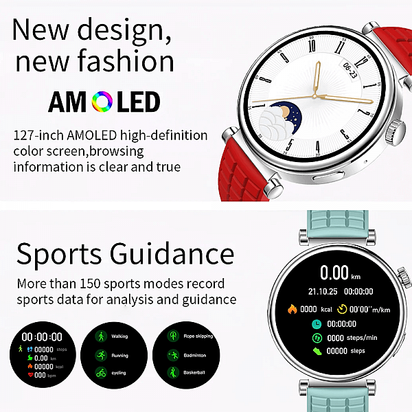 Smartwatch Microwear Z01 - Red
